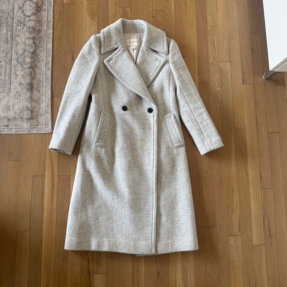Club Monaco Jackets & Blazers - Club Monaco Light Gray Trench Coat